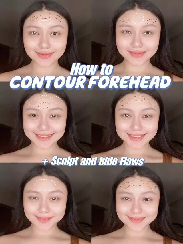 How to contour forehead (Must Try Easy Hack!)