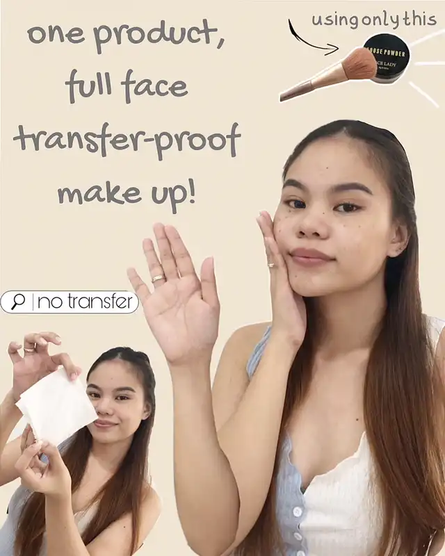 One Product, Full Face transfer-proof make-up!