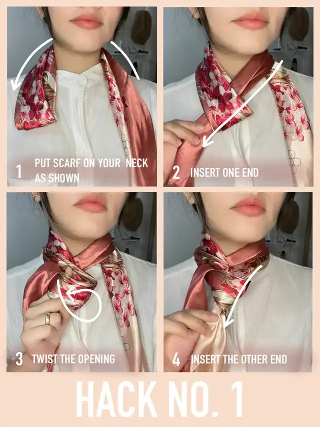 How I Tie my Neck Scarf