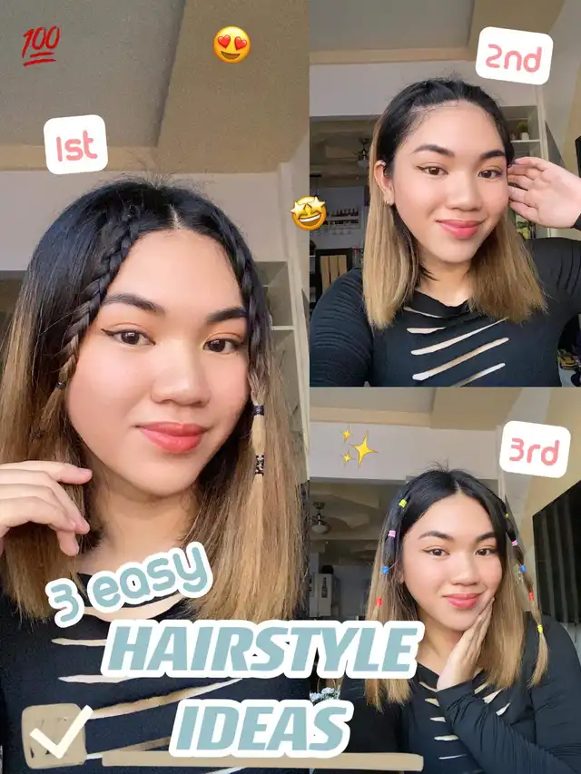 3 EASY HAIRSTYLES IDEAS