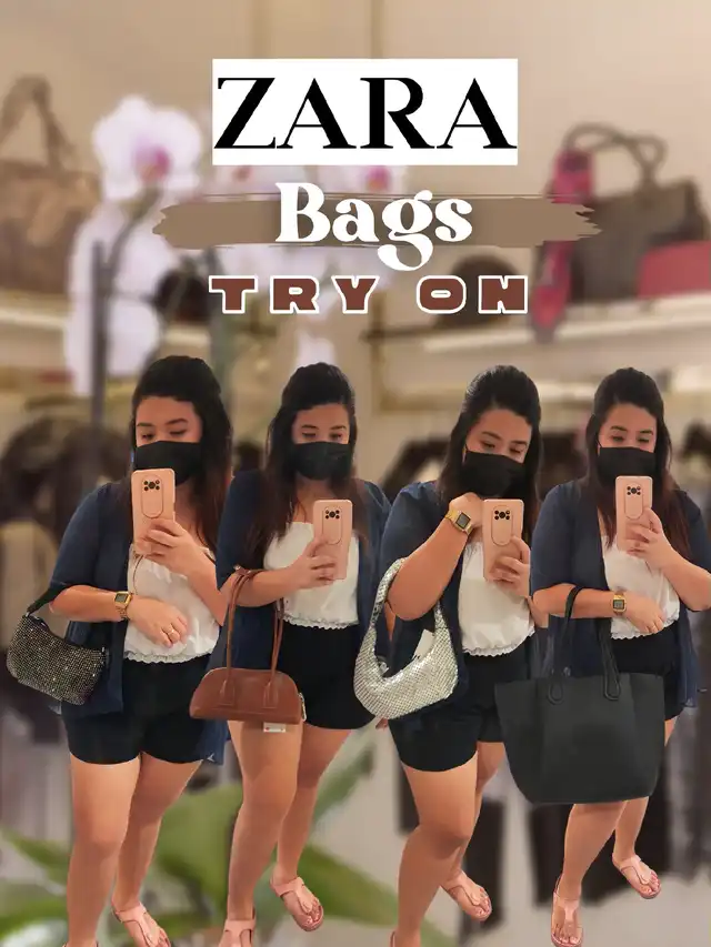 Zara Bags Try On