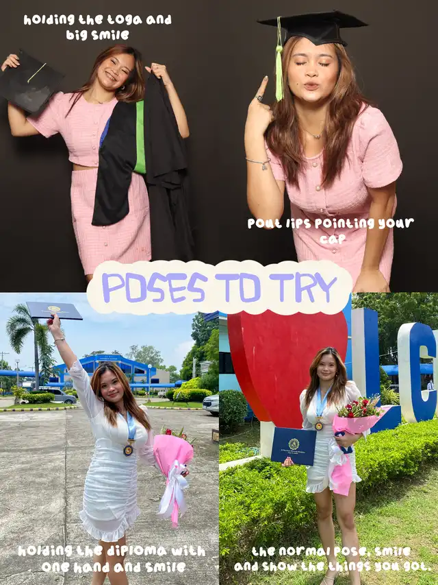 MY GRADUATION DAY FITS & POSES TO TRY ‍