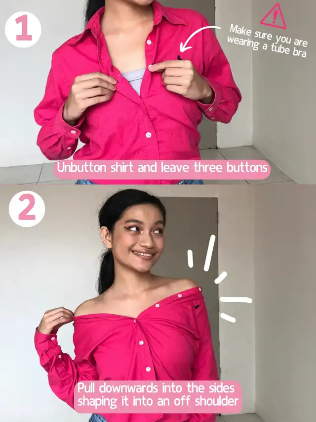 Three ways to style long sleeves top