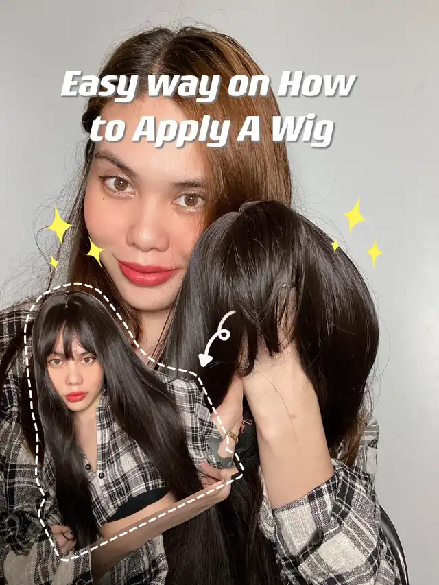 Easy Way to Apply a Wig! ️