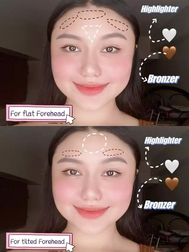 How to contour forehead (Must Try Easy Hack!)