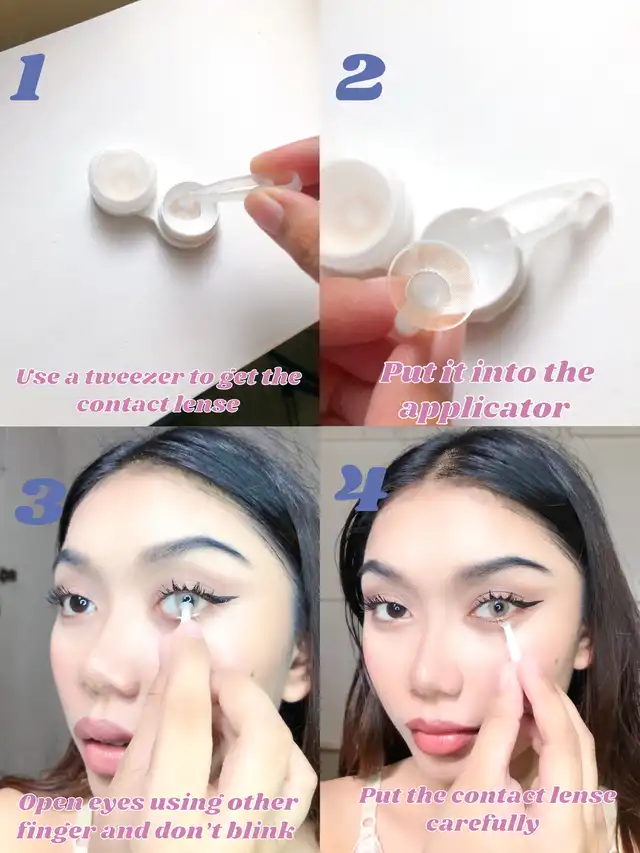 How to wear soft contact lense?