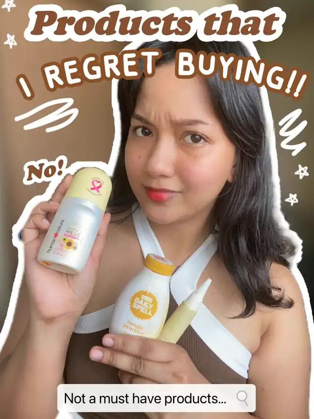 Products that I REGRET buying