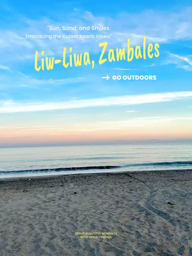 DIY Trip: Liw-Liwa Beach, Zambales ️