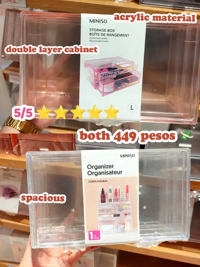 Miniso Make up Organizer (Must Haves!)