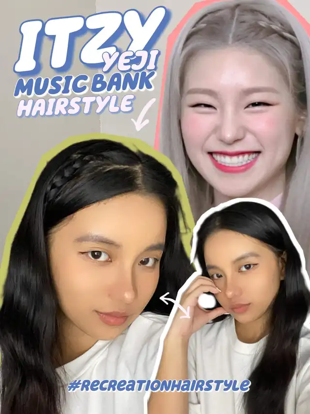 Itzy Yeji MusicBank Hairstyle