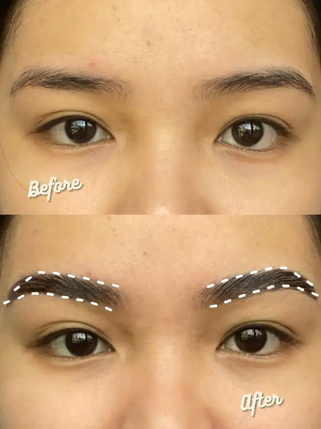 Define your brows using 2 products