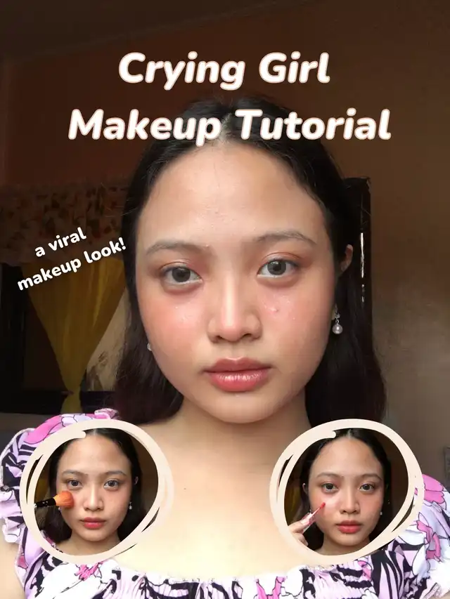 Crying Girl Makeup Tutorial