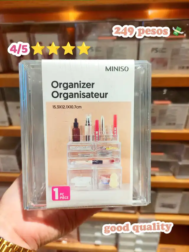 Miniso Make up Organizer (Must Haves!)