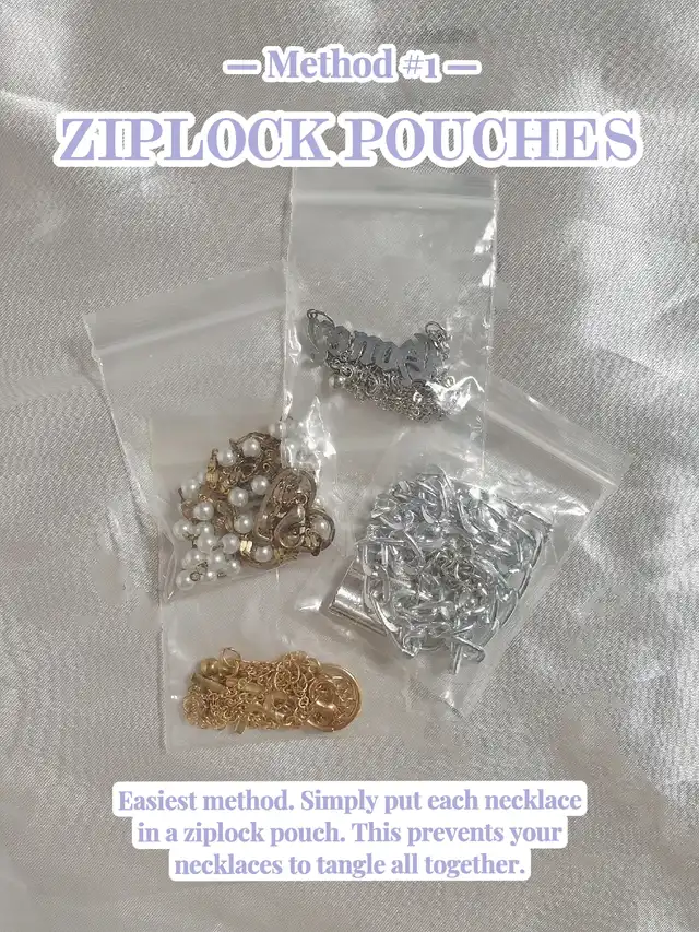 Storing Tip: Ways to Stop Tangled Necklaces