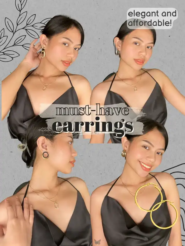 Must-have Earrings for Elegant Outfits