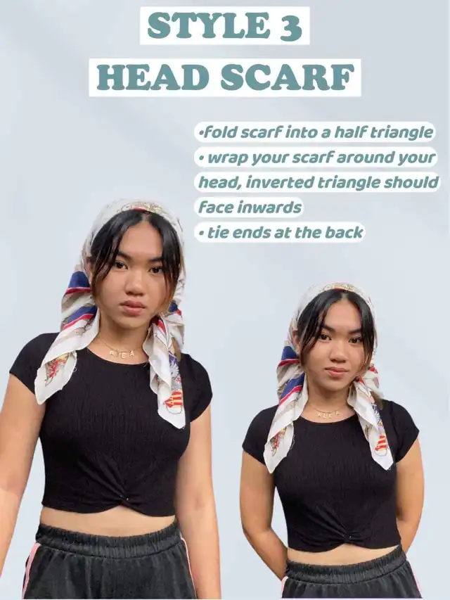 3 WAYS TO STYLE A SCARF 
