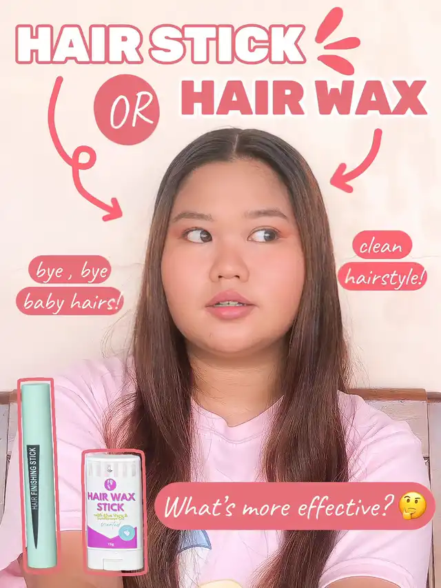 HAIR STICK VS. HAIR WAX  what’s more effective?!