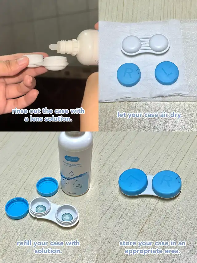Proper Way to Clean Contact Lens Case