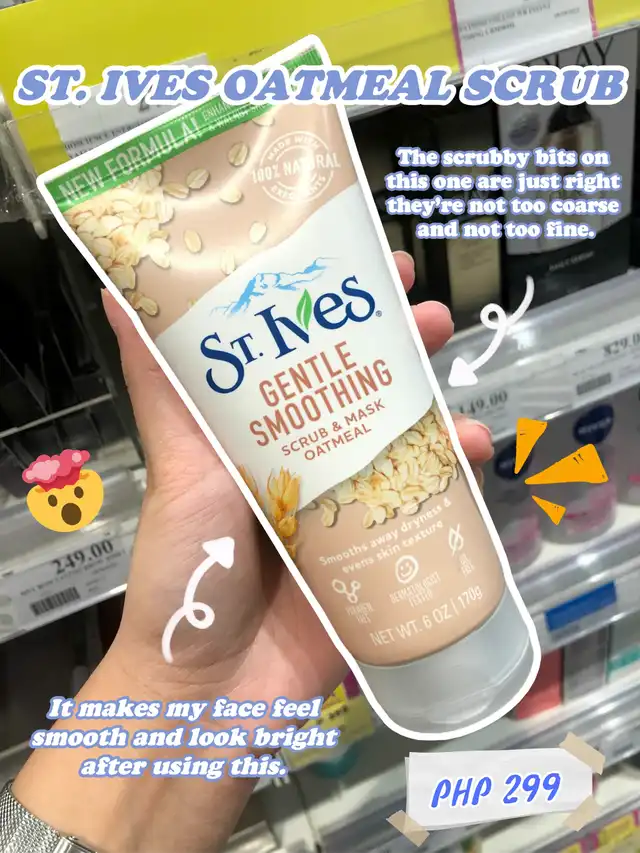 ST.IVES FACE SCRUBS WATSONS REVIEW & TEXTURE COMPA