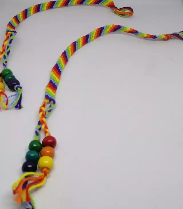 Rainbow Friendship Bracelet V1