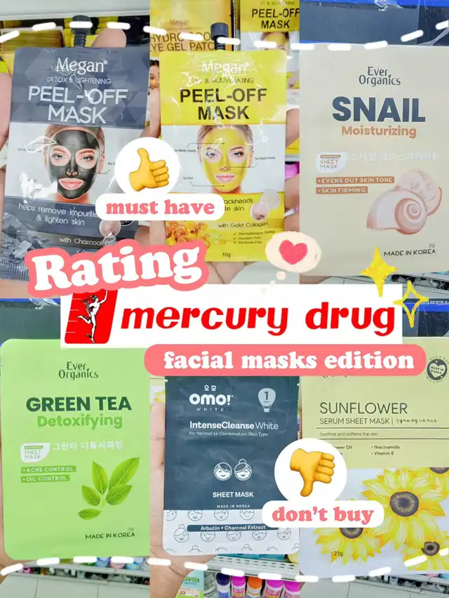 Rating Mercury Drug Facial Mask Edition