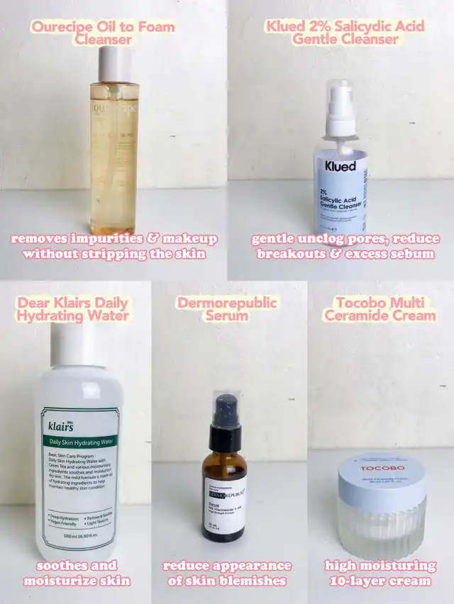 Night Skin Care Routine (Combination Skin)